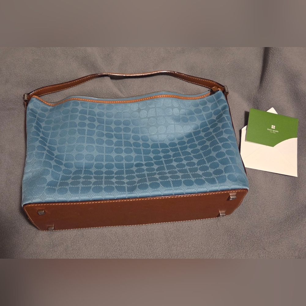 Kate Spade Y2K Vintage Noel Dot Shoulder Bag - Blue
